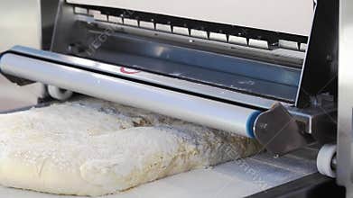 Kneading dough machine in bakery industry