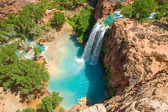 Havasu Falls in the Daytime