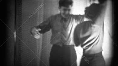 (1940's 8mm Vintage) Man and Women Dancing it Up