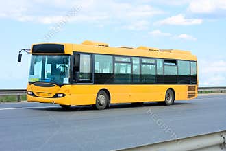 Public transport - yellow bus