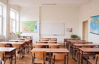 Empty classroom