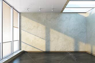 Empty new office room