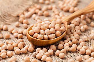 Raw chick peas organic vegetarian nutrition super