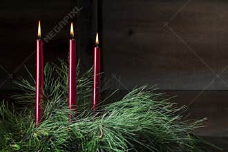 Three Red Candles