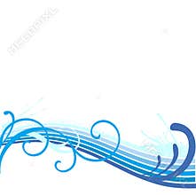 Beautiful Wave border