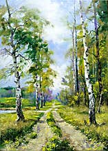 Wood road