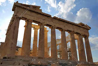 Parthenon temple, Acropolis, Athens, Greece