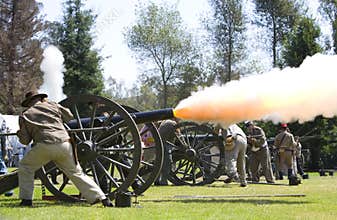 Huntington Beach Civil War Days - Canon Fire