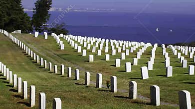 Fort Rosecrans National Cemetery in San Diego