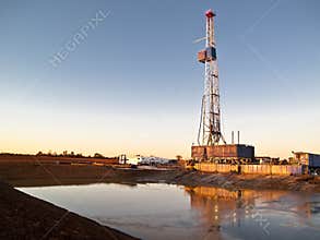 Oil Drilling Rig-0214