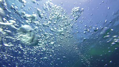 Air Bubbles in the Blue Water