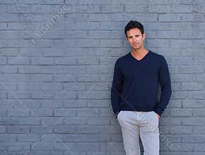 Portrait of a confident man in sweater