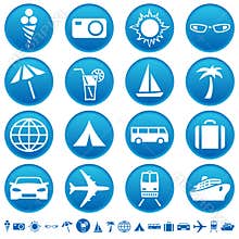 Travel & tourism icons