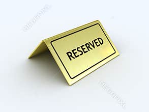 Reserved Sign