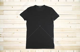 Blank black tee