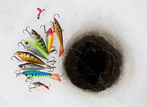 Ice fishing lures