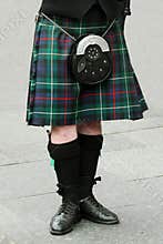 Scottish kilt and sporran