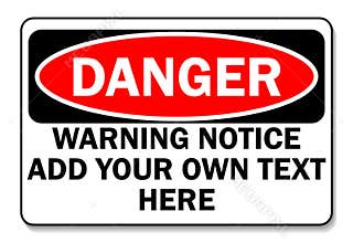 Danger sign