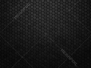 Abstract black texture background hexagon