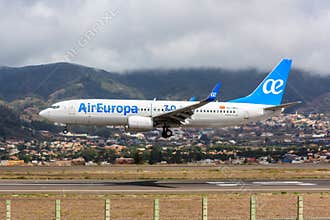 Air Europa Boeing 737 at Tenerife