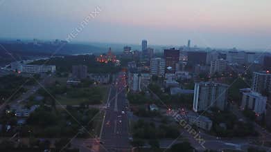 Edmonton downtown in Alberta, Canada