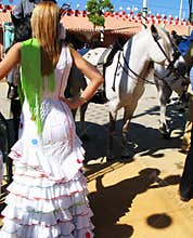 Woman at the feria