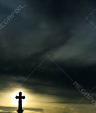 Silhouette of a Cross