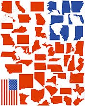 Vector states of america