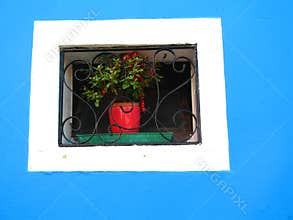 Blue painting