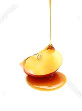 Apple with honey