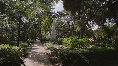 Downtown of Savannah, Georgia, USA