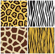 Animal fur seamless pattern