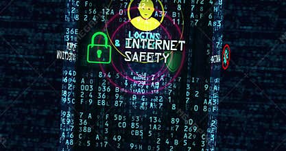 Cyber security antivirus concept