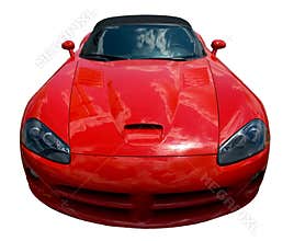 Front end of a Sports car