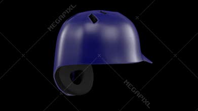 Classic baseball helmets 360 rotation loop