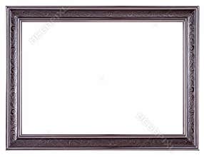 Picture frame and white background