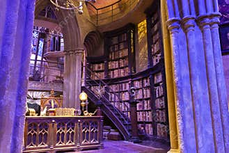 London, UK; October 23, 2013; Warner Bros Studios London tour, with the sets and original material of the Harry Potter movies
