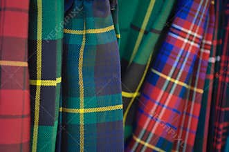 Several Multi Color Plaid Kilts