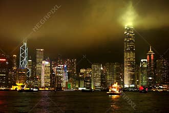 Hong Kong night skylines