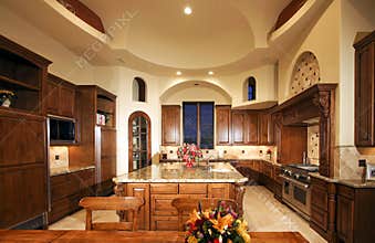 Huge New Mansion Home Kitchen