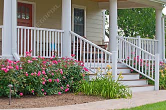 Home landscaping porch
