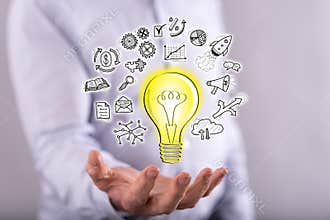 Concept of innovative idea