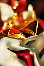 Abstract background wallpaper Venetian mask unique view