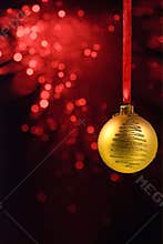 Yello Christmas ball