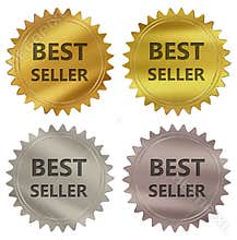Best seller guarantee label