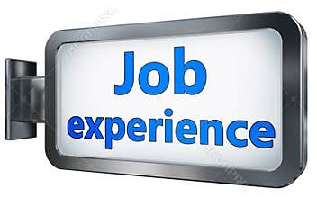 Job experience on billboard