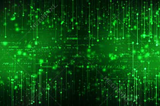 Binary Code Background, Digital Abstract technology background