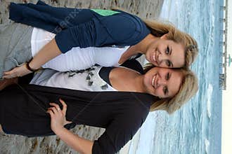 Teens on the Beach