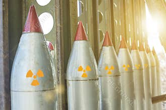 Missiles are directed upwards, weapons of mass destruction