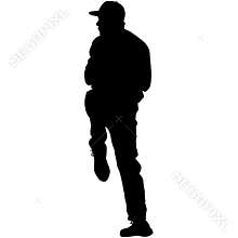 Baseball player, pitcher while throwing ball. Pitcher throwing a ball. Detailed realistic silhouette